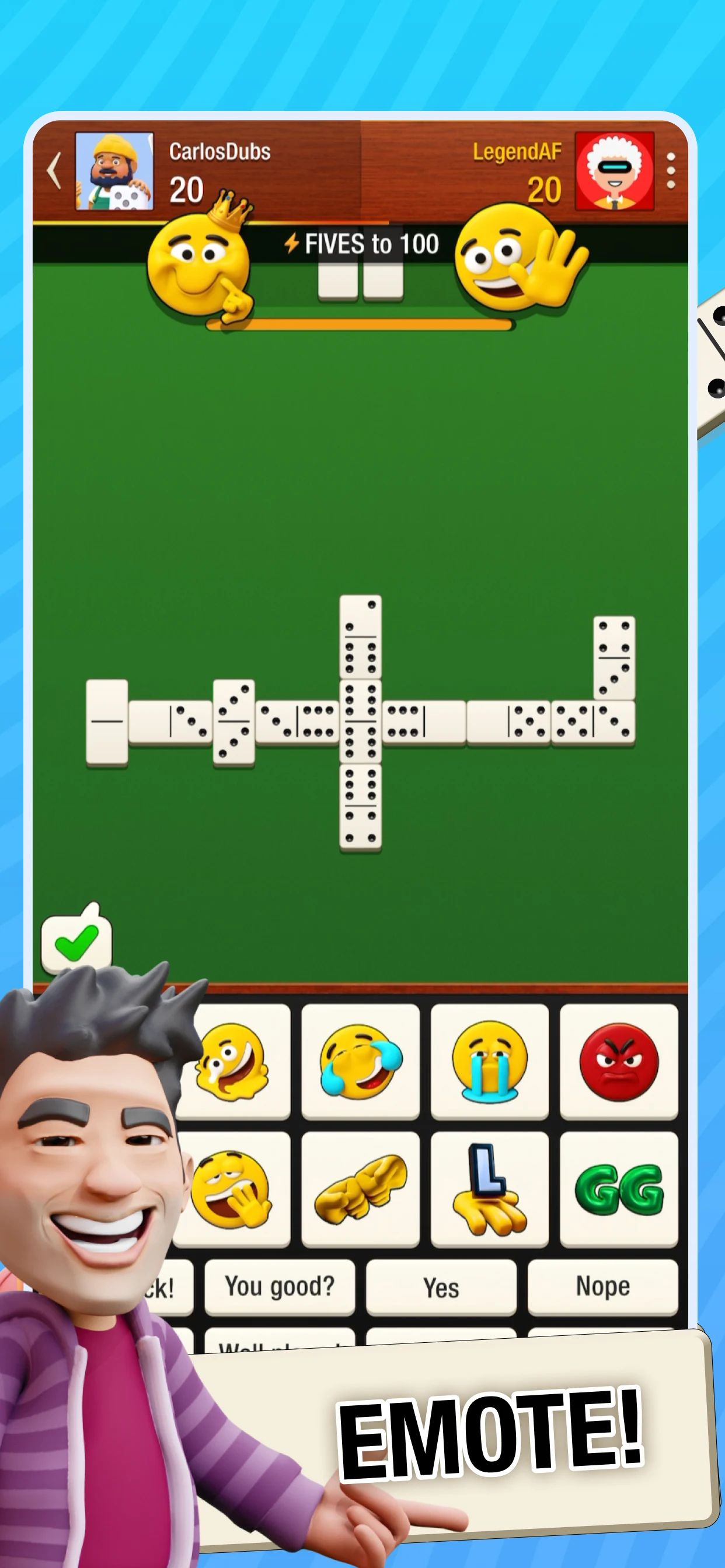 Domino! Multiplayer Dominoes screenshot